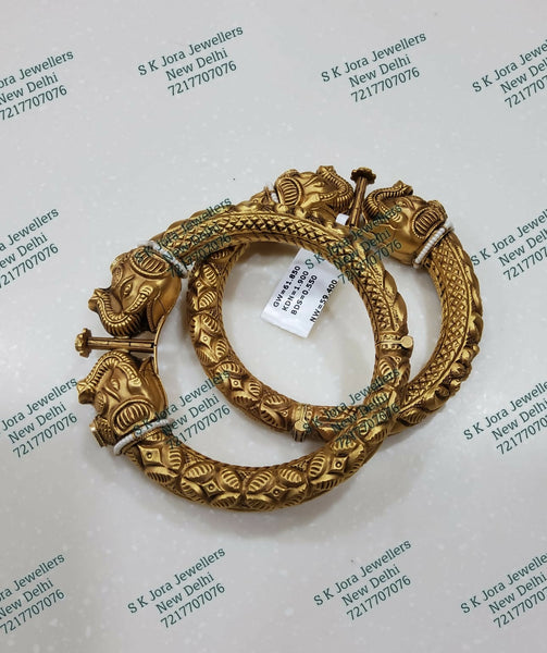 ‎^_^ Antique Nakashi Kada – HM Sarafa Bazar India Pvt Ltd