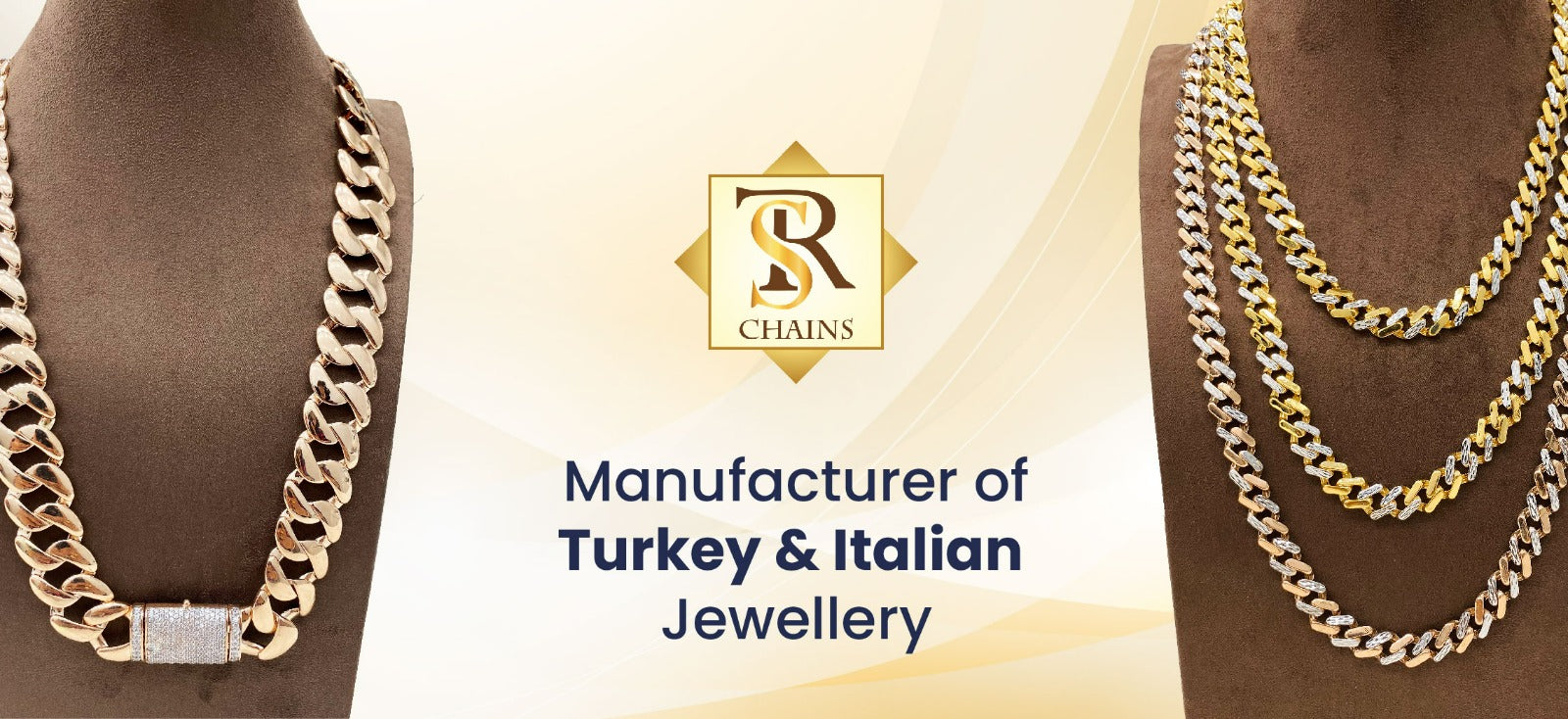 SRT Chain Italain Turkey jewelelry manufacturer and wholesaler Mumbai India