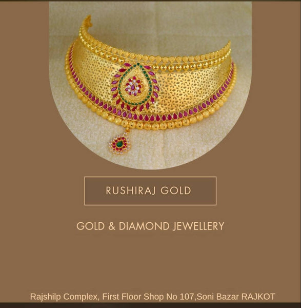 Kalyan jewellers light weight gold necklace designs hot sale with price