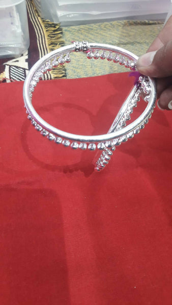 Silver on sale kada payal