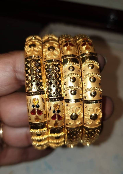 Plain Gold Bangles Meerut
