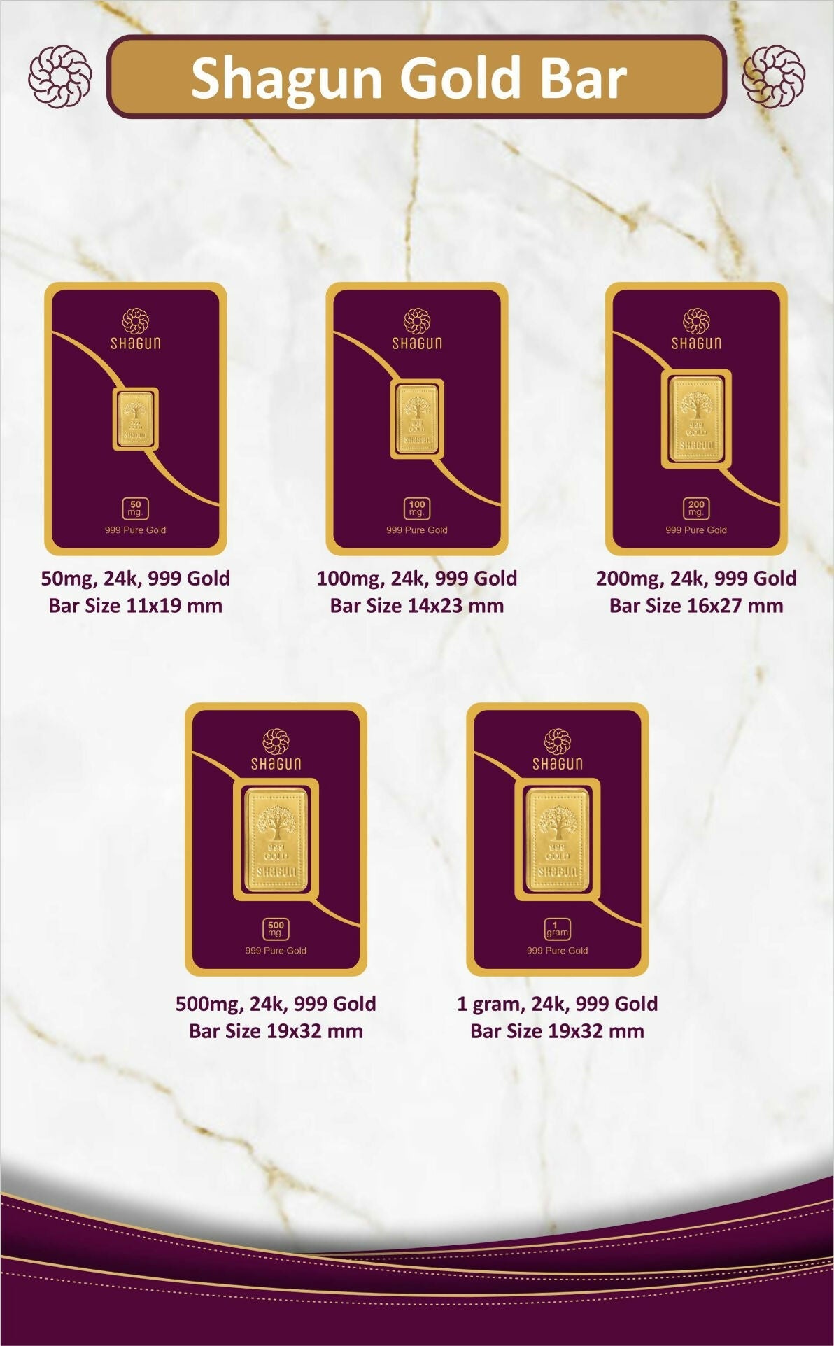 Shagun Gold Bar Sarafa Bazar India