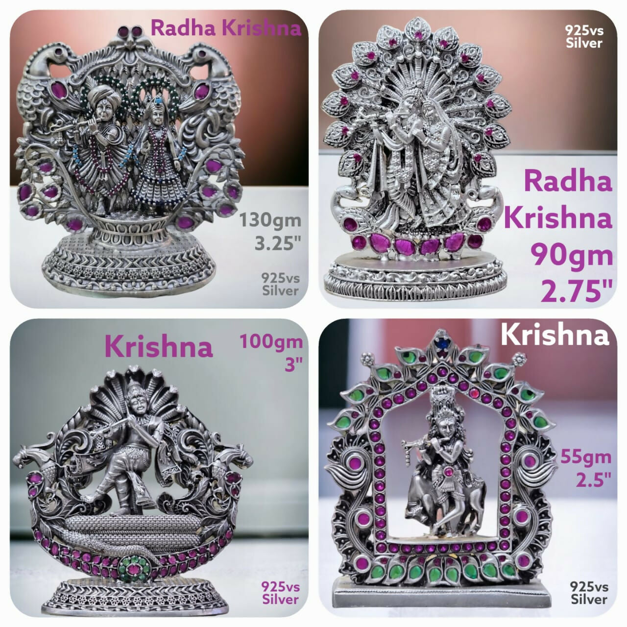 925 Silver Idols Sarafa Bazar India