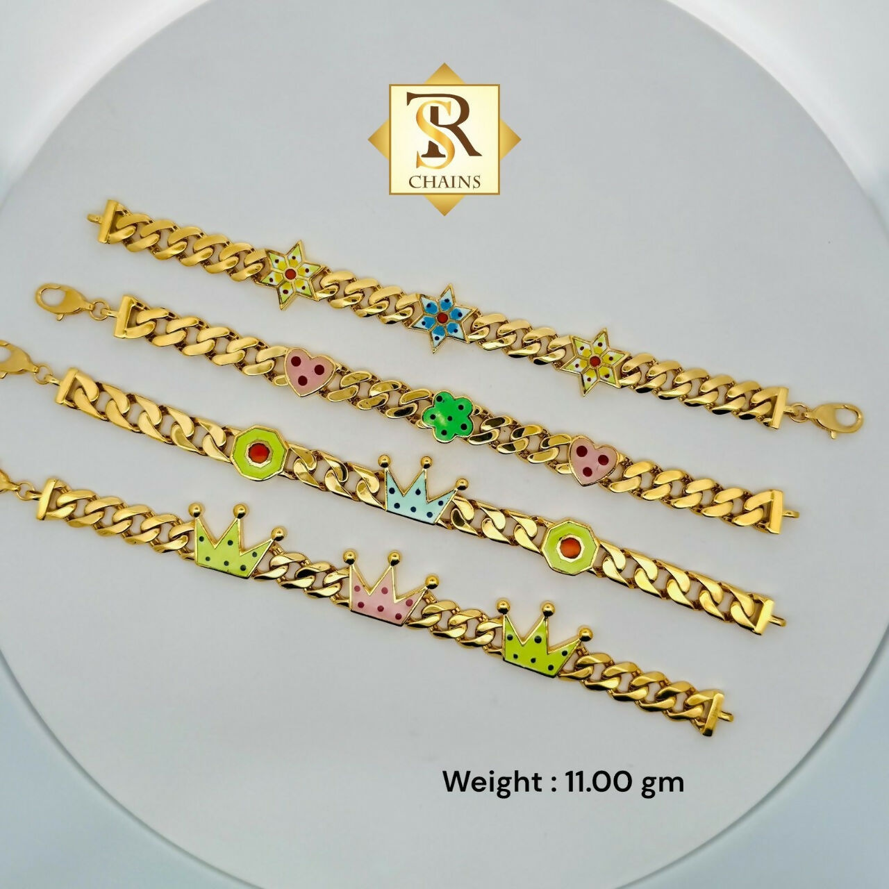 Light Weight Ladies Italian Bracelets Sarafa Bazar India