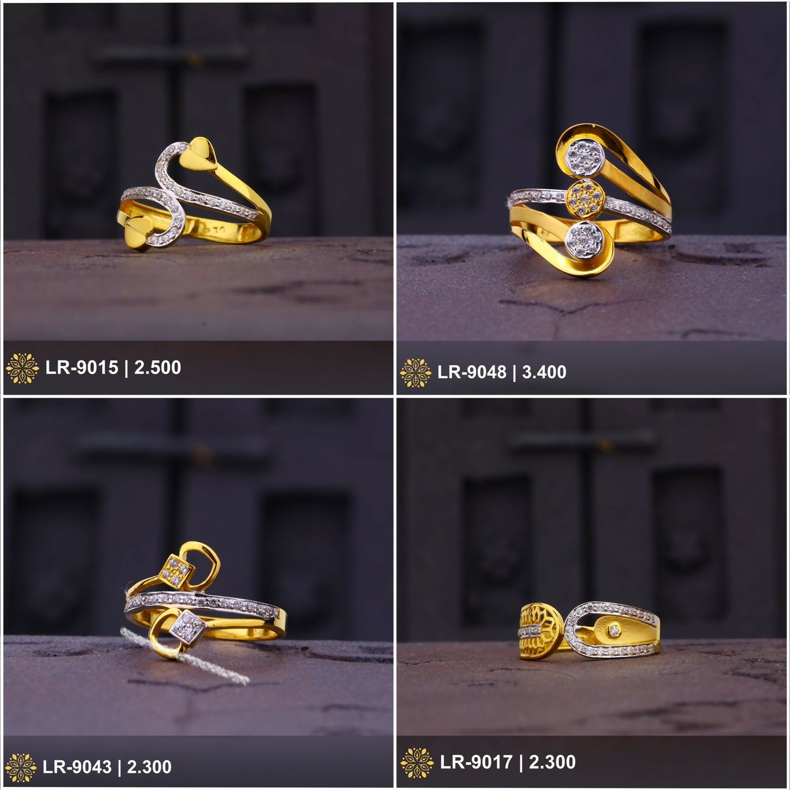 CZ Ladies Rings Sarafa Bazar India