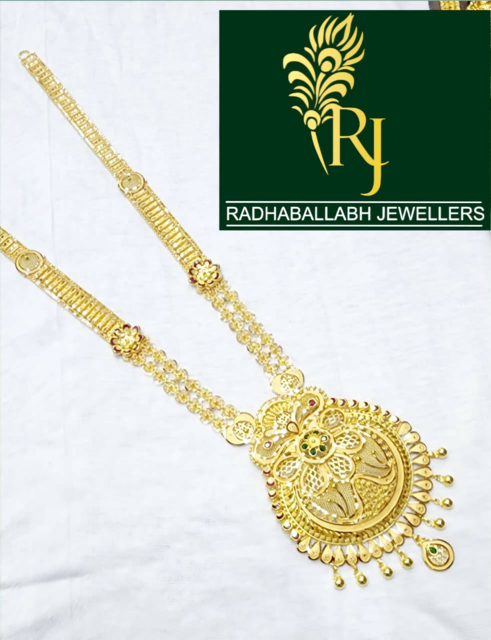 Gold Long Set Sarafa Bazar India