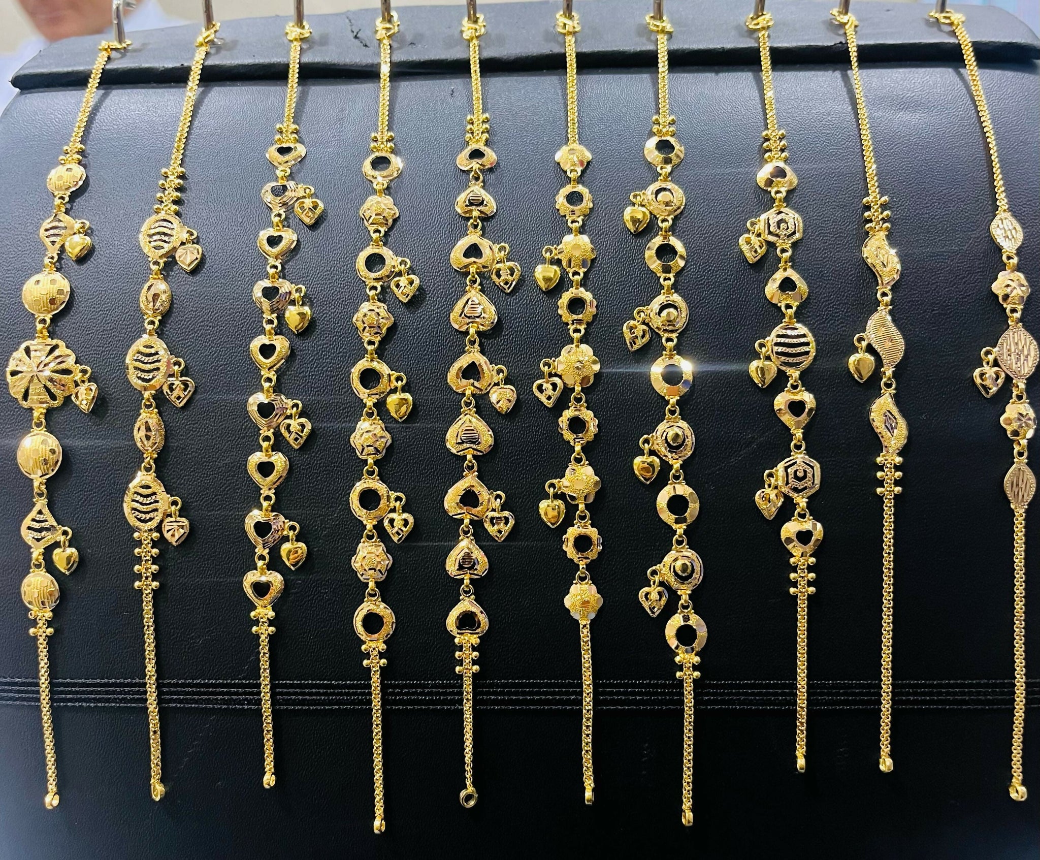 Gold Ladies Bracelets Sarafa Bazar India