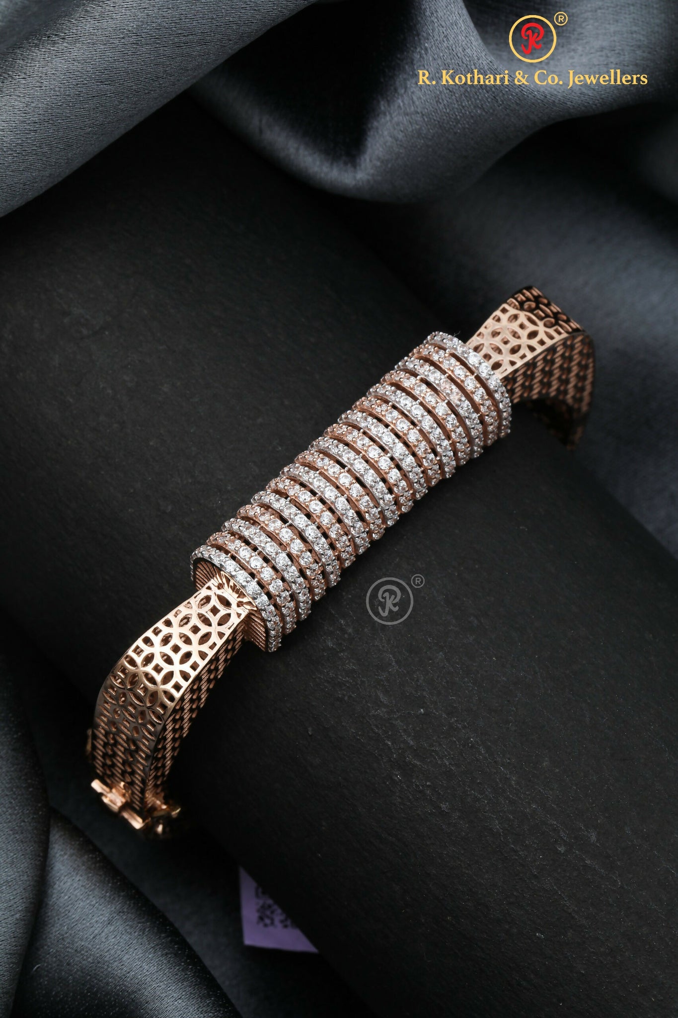 Rose Gold Ladies Bracelet Sarafa Bazar India