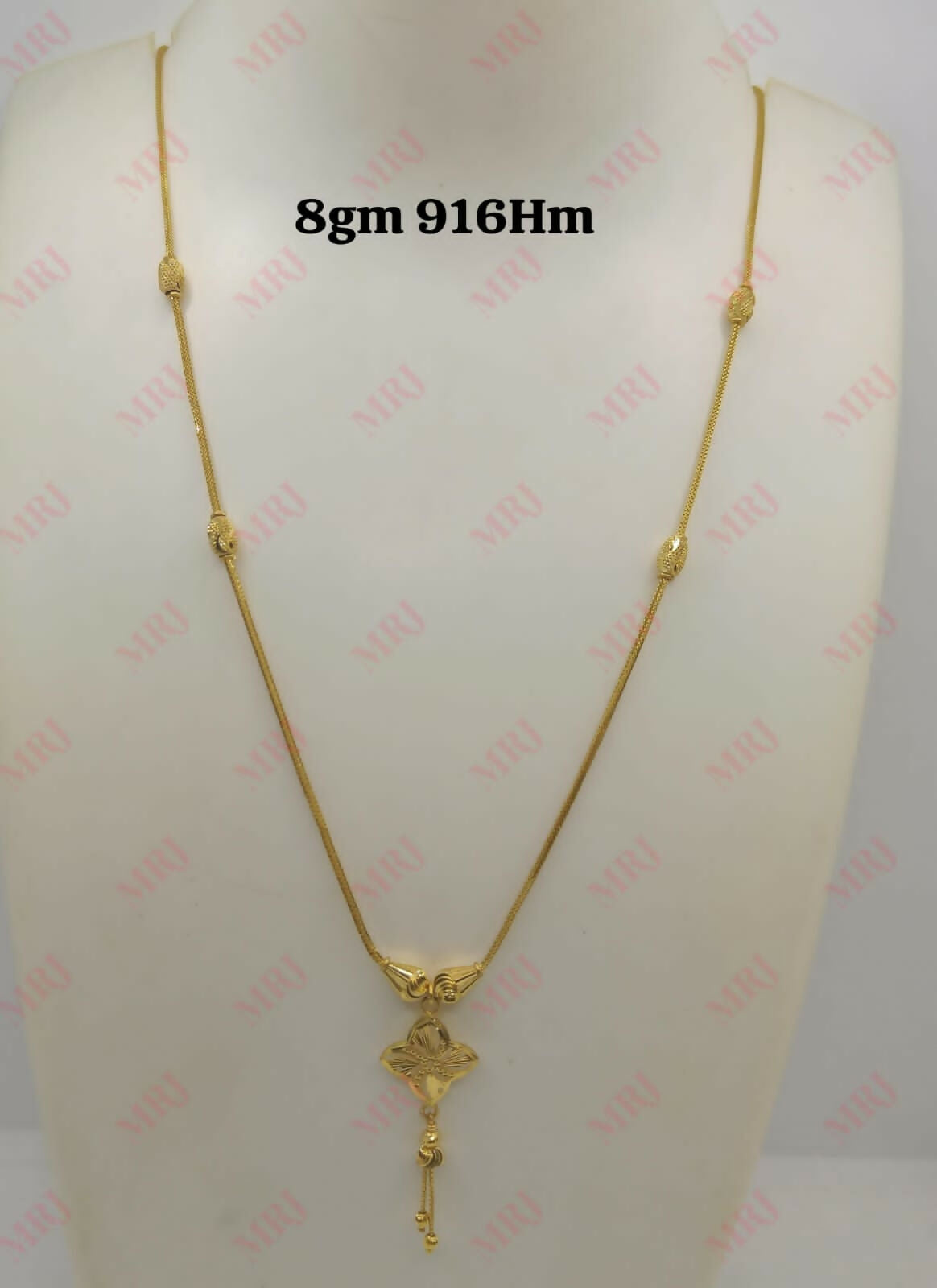 22kt Chain Pendant Sarafa Bazar India