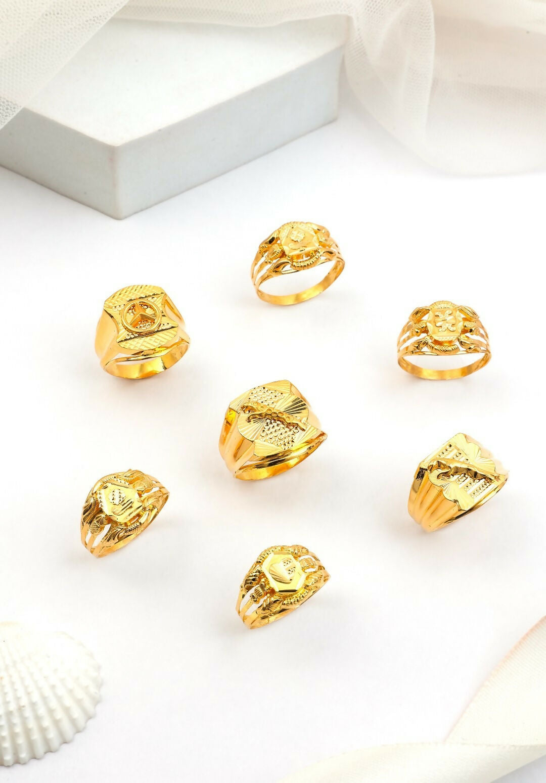 Gold Gents Rings Sarafa Bazar India