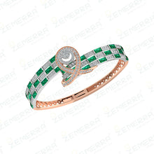 14K Gold & Nutural Diamond Bracelets for Her Sarafa Bazar India