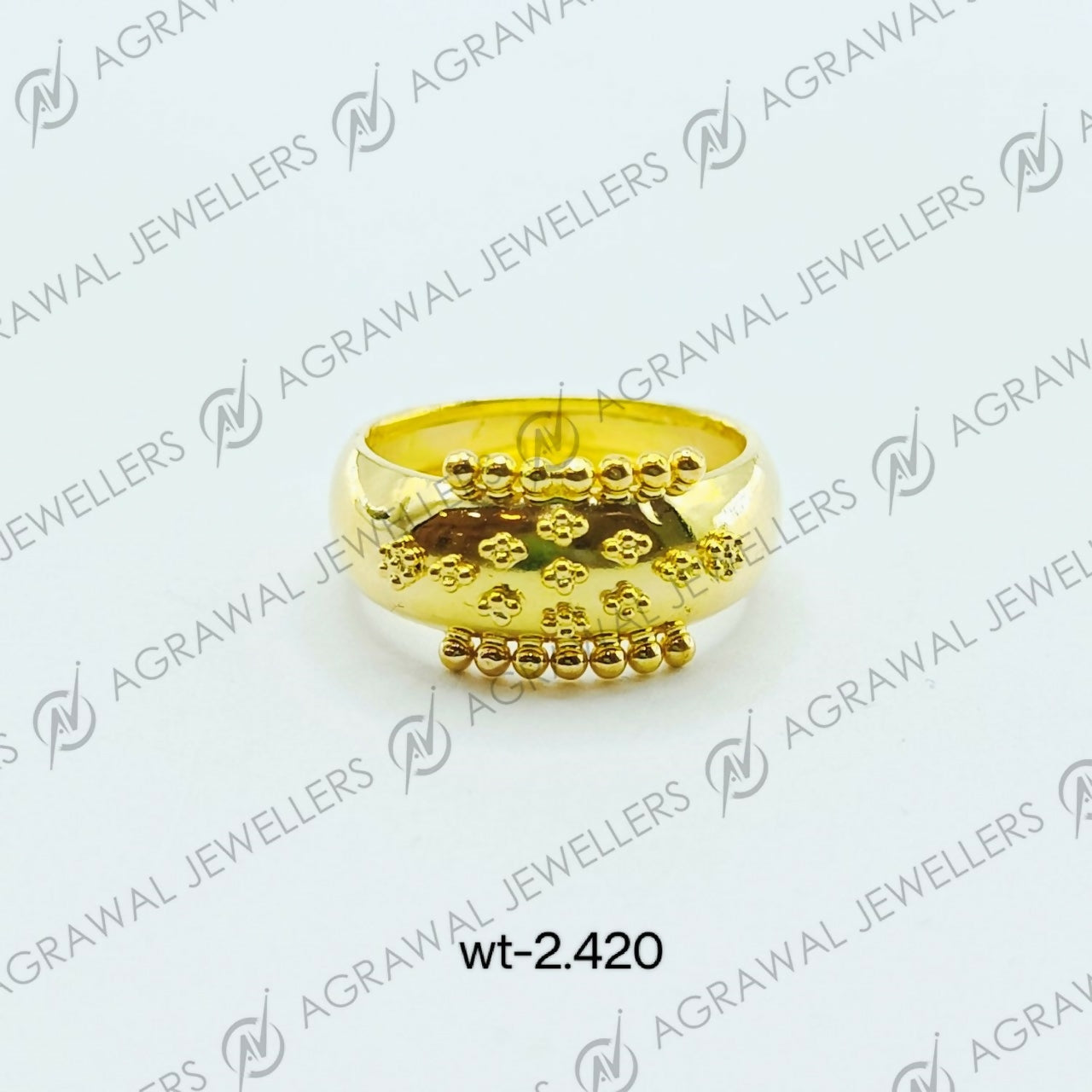 Gold Ladies Ring Sarafa Bazar India