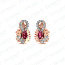 14K Real Gold & Nutural Diamond Pendant Sets Sarafa Bazar India