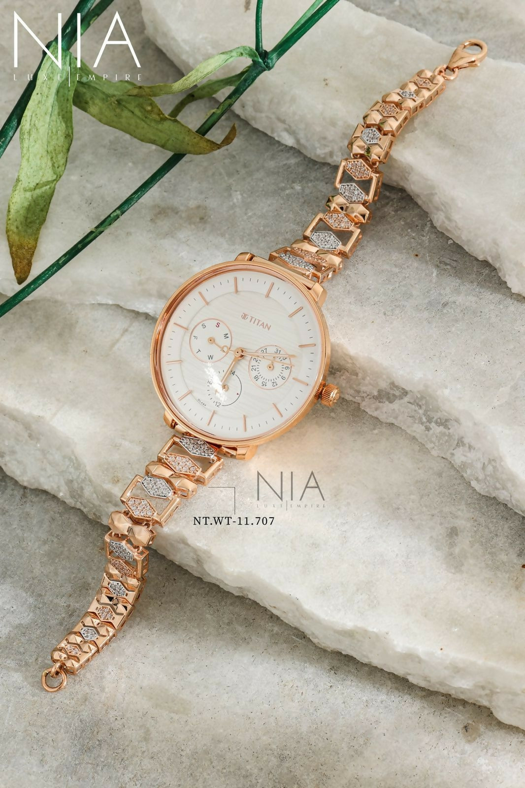 Rose Gold Ladies Watch Sarafa Bazar India