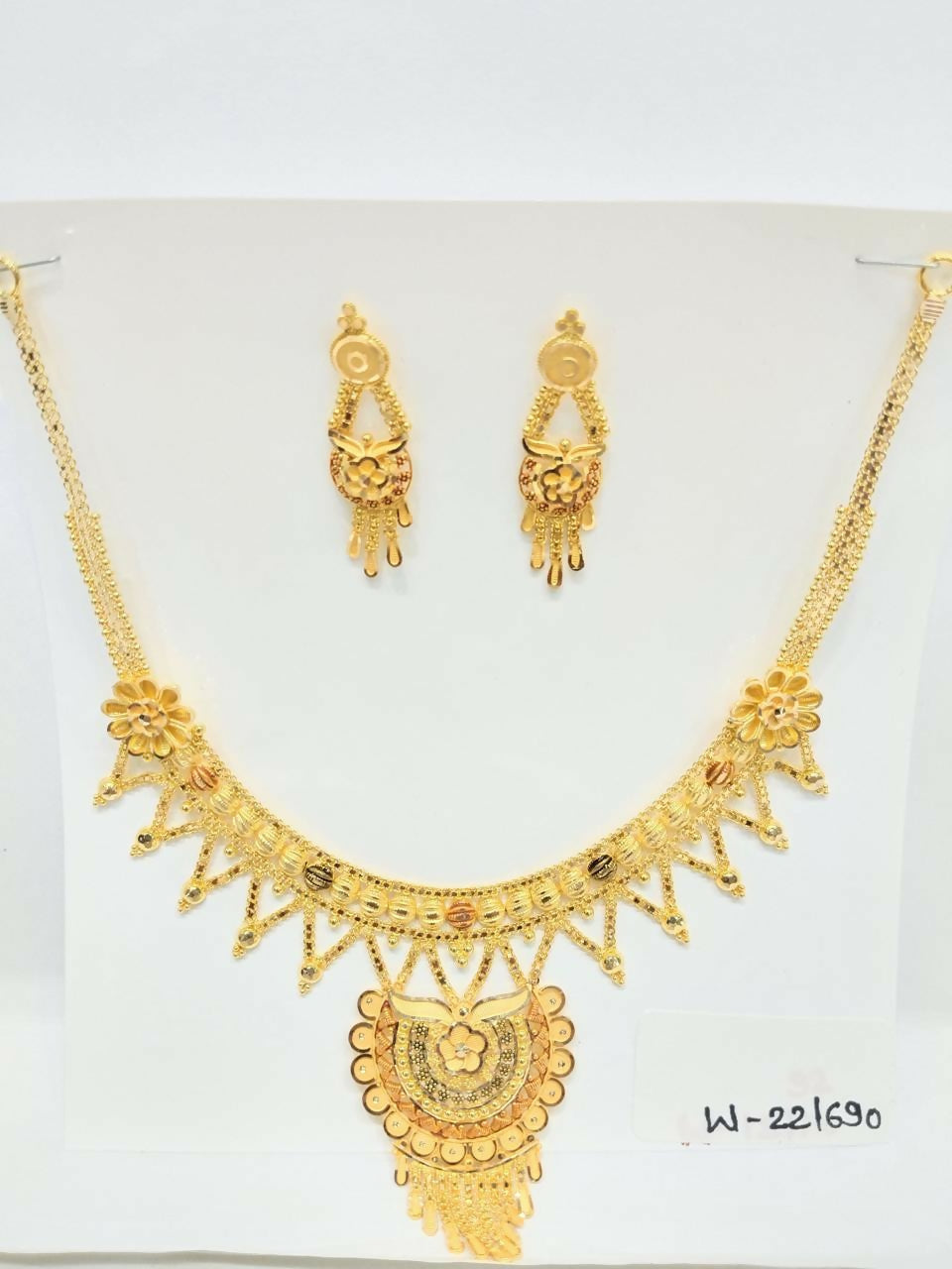 Gold Necklace Sarafa Bazar India