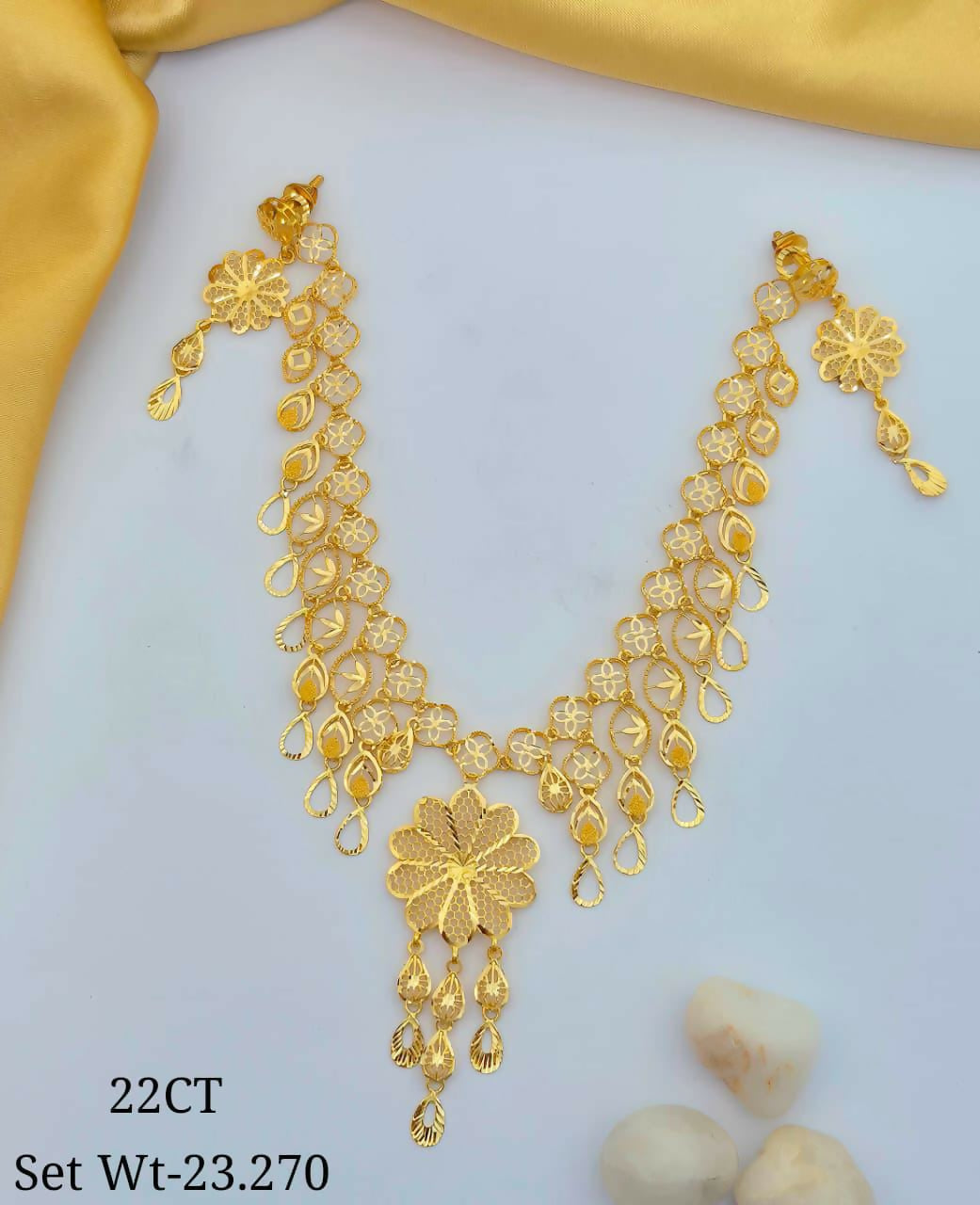 22kt Turkey Necklace Sarafa Bazar India