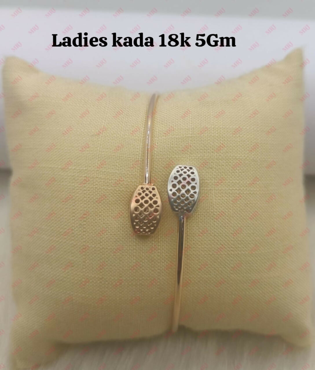 18kt Rose Gold Ladies Kada Sarafa Bazar India