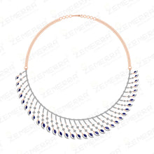 14K Diamond Necklace – Real Gold Sarafa Bazar India