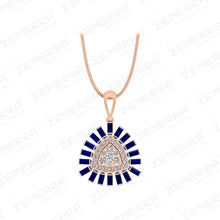 14K Diamond Pendant Set – New design Sarafa Bazar India