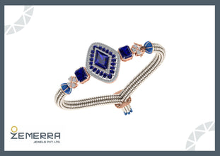 14K Gold Bracelets with Real Diamonds Sarafa Bazar India