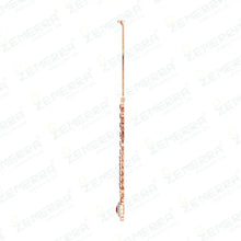 14K Gold Diamond Necklace With Red Stone Sarafa Bazar India