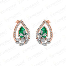 14K Gold Diamond Pendant Set – Premium Shine Sarafa Bazar India