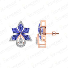 14K Gold Diamond Pendant Set for Women Sarafa Bazar India