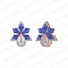 14K Gold Diamond Pendant Set for Women Sarafa Bazar India