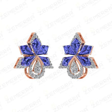 14K Gold Diamond Pendant Set for Women Sarafa Bazar India