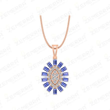 14K Gold Diamond Pendant Sets - New Look Sarafa Bazar India
