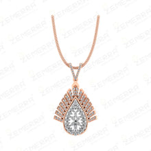 14K Gold Diamond Pendant Sets – Elegant Picks Sarafa Bazar India