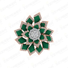 14K Gold Diamond Stone Rings – Elegant Shine Sarafa Bazar India