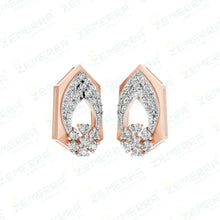 14K Real Gold & Natural Diamond Pendant Set Sarafa Bazar India