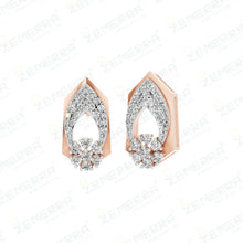 14K Real Gold & Natural Diamond Pendant Set Sarafa Bazar India