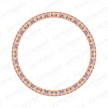 14K Rose Gold Diamond Bangles - Fine Jewelry For Her Sarafa Bazar India