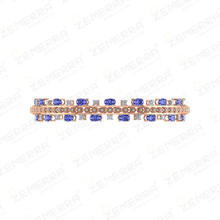 14K Rose Gold Diamond Bangles - Fine Jewelry For Her Sarafa Bazar India