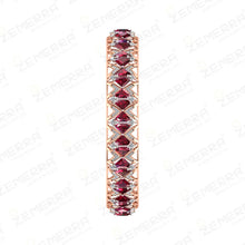 14K Rose Gold Diamond Bangles With Studded Stone Sarafa Bazar India