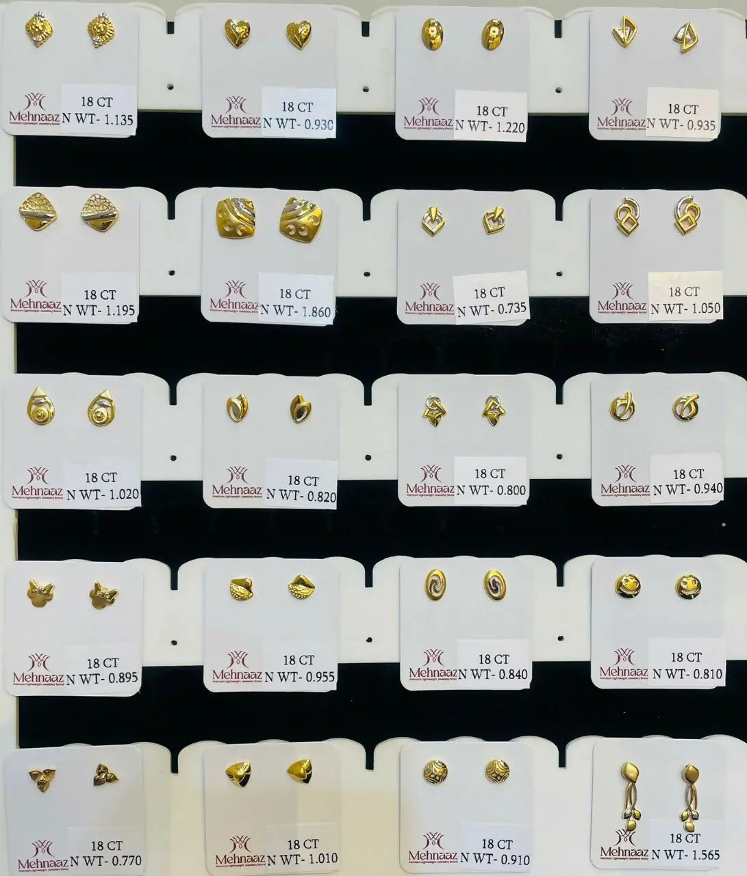 18kt Gold Casting Tops Sarafa Bazar India