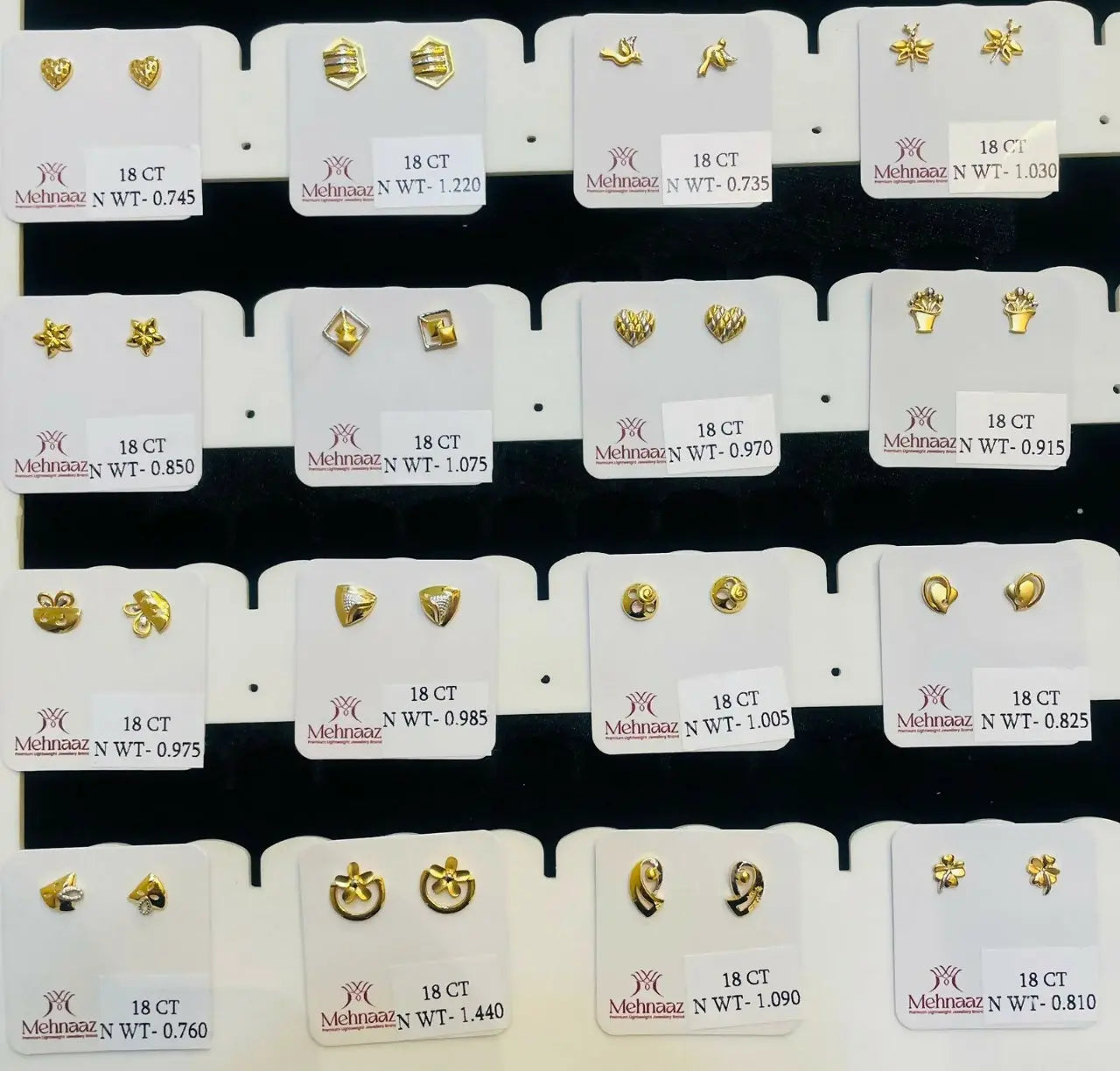 18kt Gold Casting Tops Sarafa Bazar India