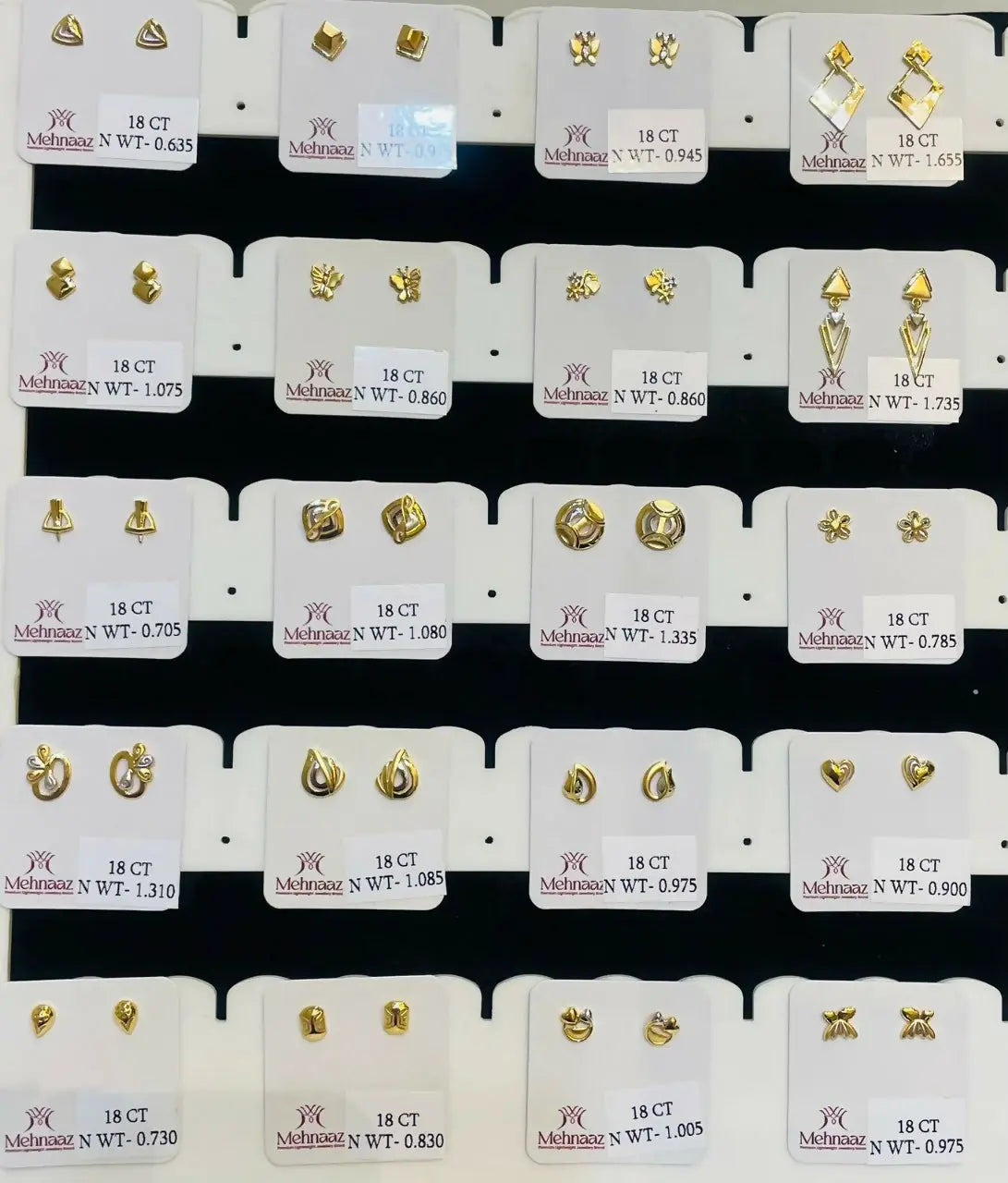 18kt Gold Casting Tops Sarafa Bazar India