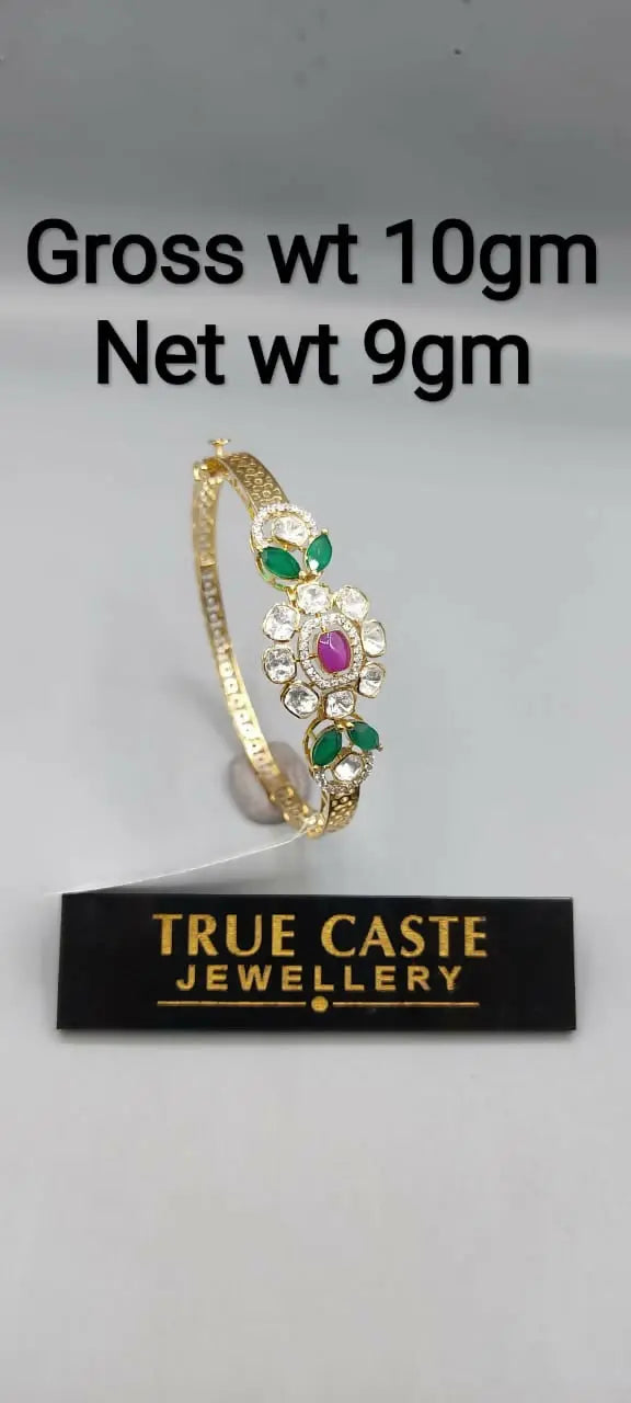 18kt Moissanite Ladies Bracelet Sarafa Bazar India