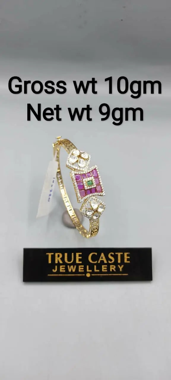 18kt Moissanite Ladies Bracelet Sarafa Bazar India