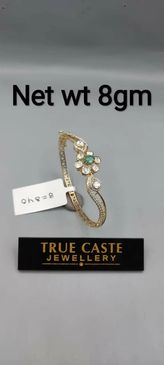 18kt Moissanite Ladies Bracelet Sarafa Bazar India