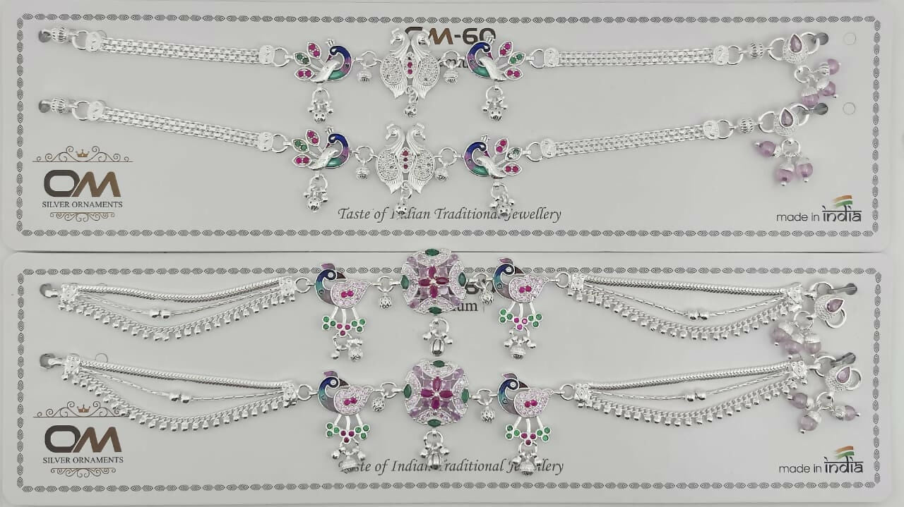 Silver Micro Payal Sarafa Bazar India