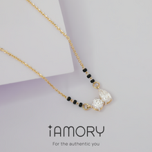 14kt Lab Grown Diamond Mangalsutra Sarafa Bazar India