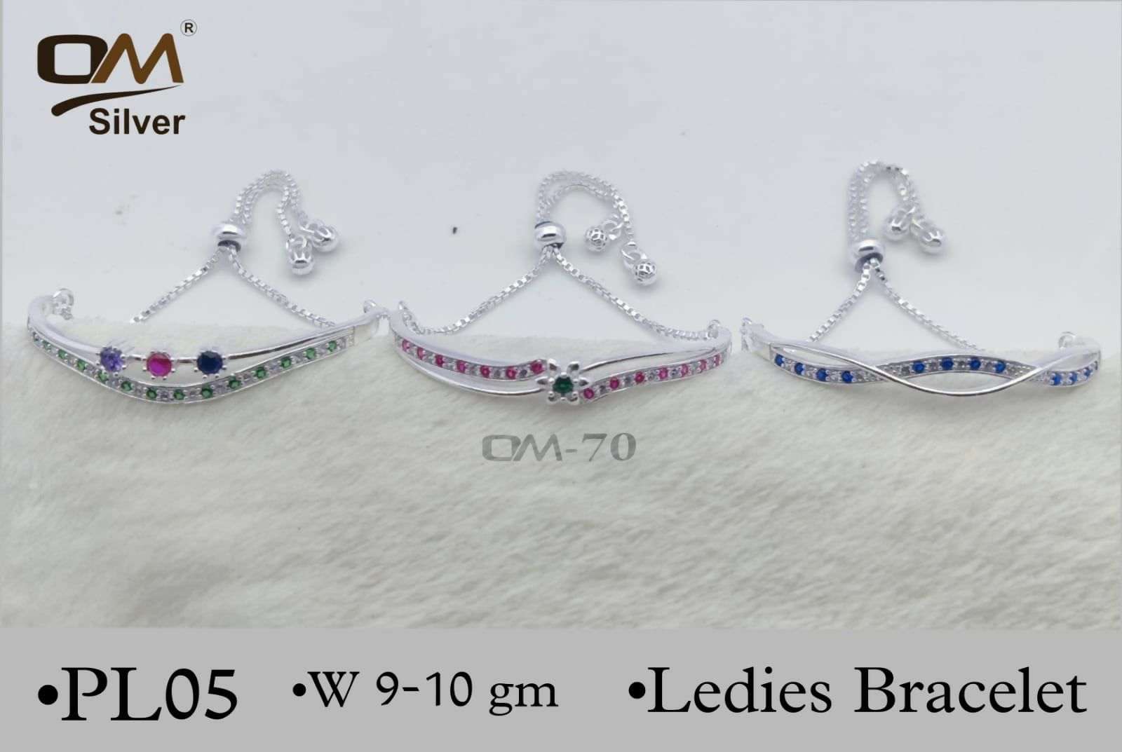 Silver Ladies Bracelet Sarafa Bazar India