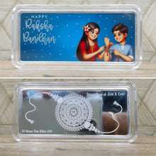 999 Silver Raksha Bandhan Coin 5, 10, 20, 50gm Sarafa Bazar India