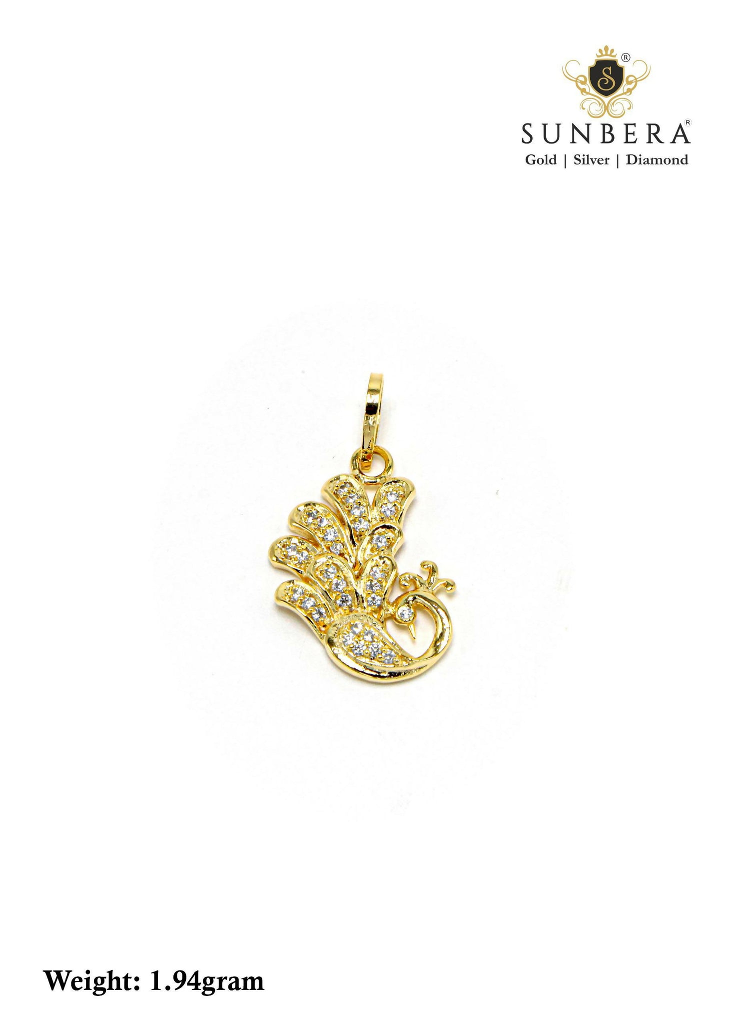 925 Silver Gold Plated Pendant