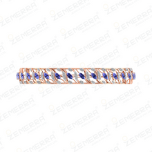 Unique 14K Rose Gold Diamond Bangles For Her Sarafa Bazar India