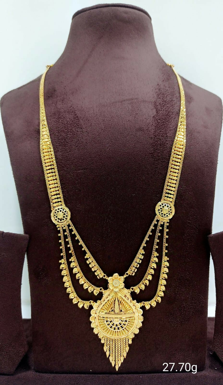 Gold Long Set Sarafa Bazar India